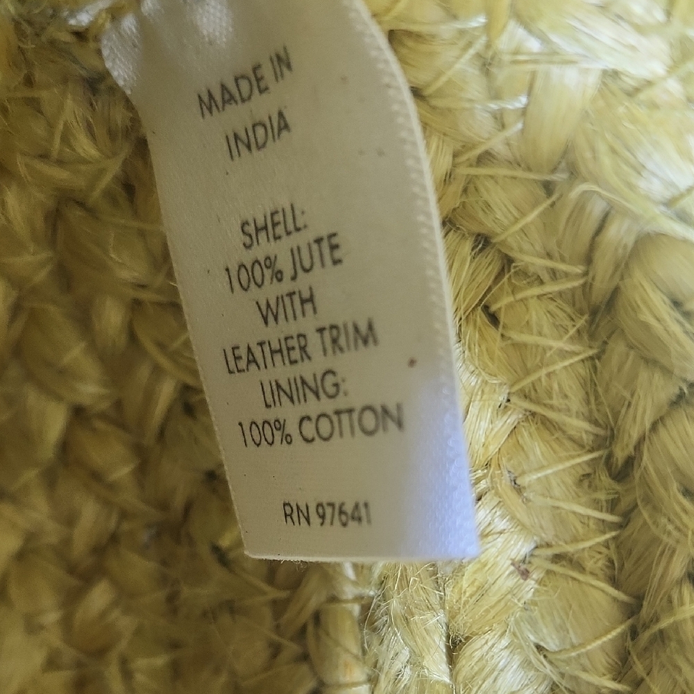 Yellow Woven Tote Bag - Picture 10 of 16